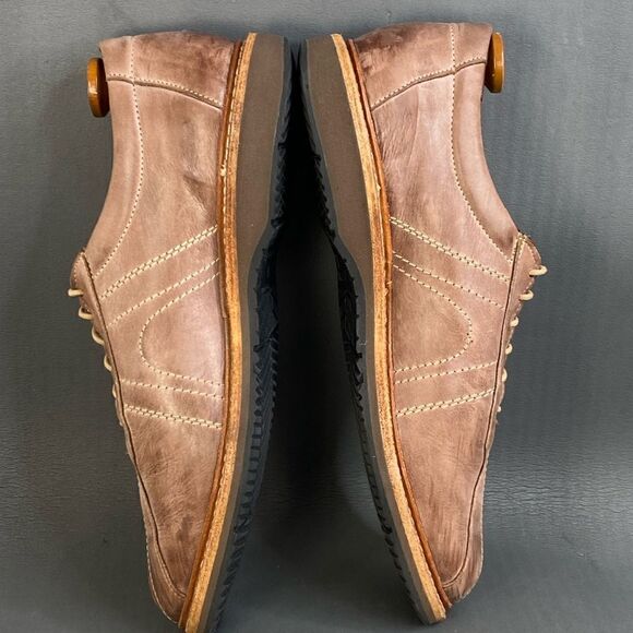 Allen Edmonds Men\'s Voyager Comfort Oxford beige brown shoes size 13 main image 5